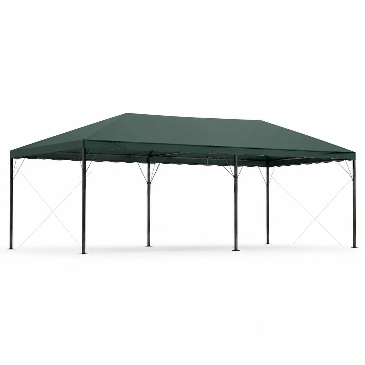 Namiot ogrodowy zielony 600x300 cm poliester stal