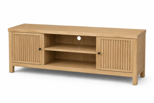 Szafka RTV dębowa 120 cm