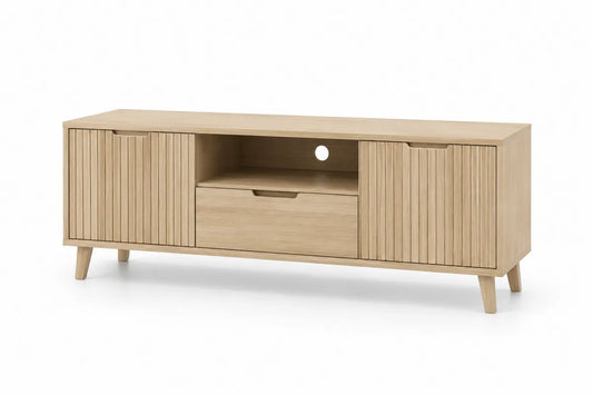 Szafka RTV z drewna dębowego 150 cm
