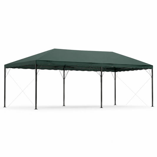 Namiot ogrodowy zielony 600x300 cm poliester stal
